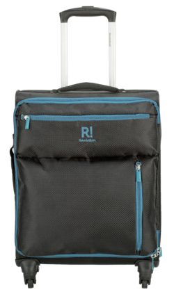 Revelation! Weightless Small 4 Wheel Soft Suitcase - Black.